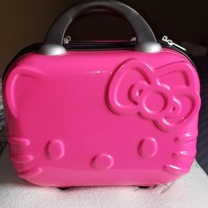 Hello kitty hard shell makeup/travel case